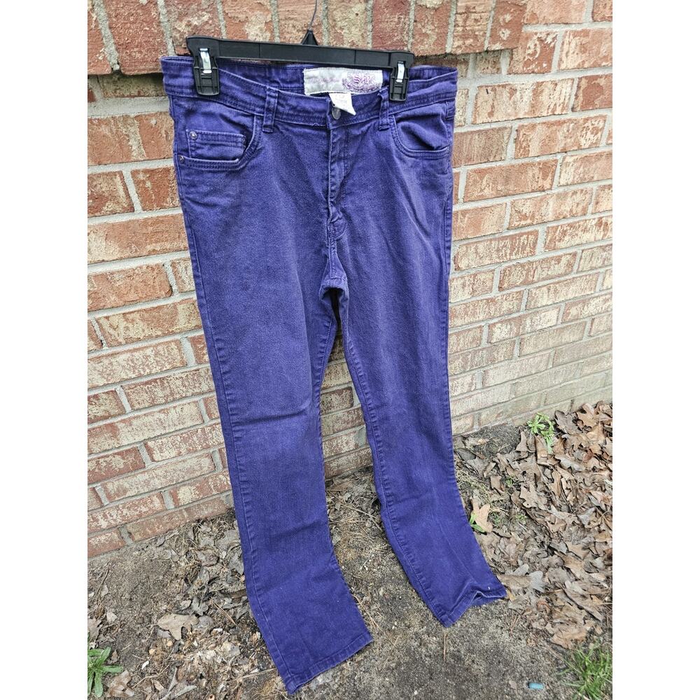 Soho Babe Vintage Purple Jeans 15 Colored Denim Y2K Indie Sleaze Skinny Stretch